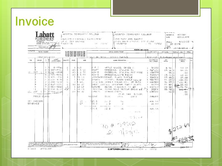 Invoice 