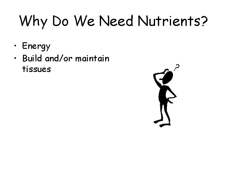 Nutrients A substance contained in food and used