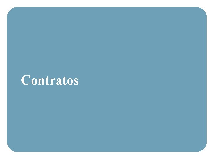 Contratos 