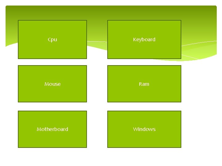 Cpu Keyboard Mouse Ram Motherboard Windows 