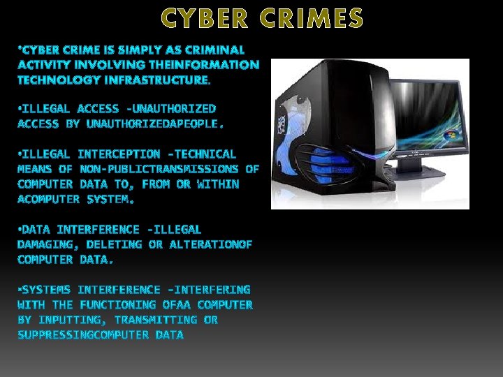 CYBER CRIMES 