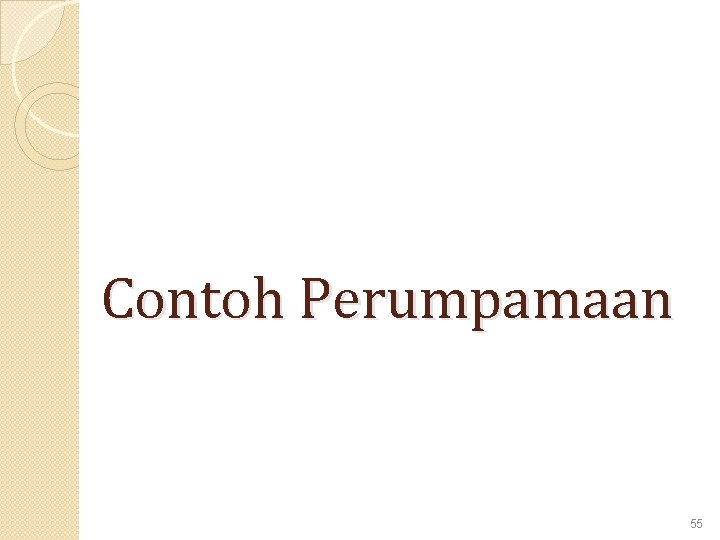 Contoh Perumpamaan 55 