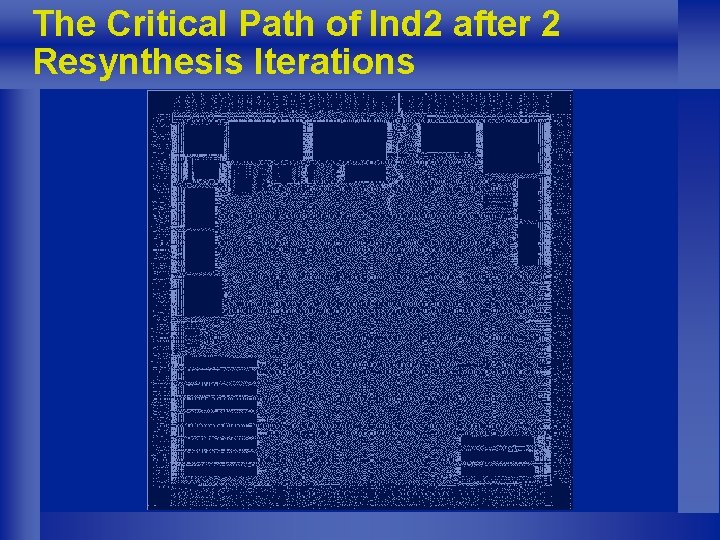 The Critical Path of Ind 2 after 2 Resynthesis Iterations 