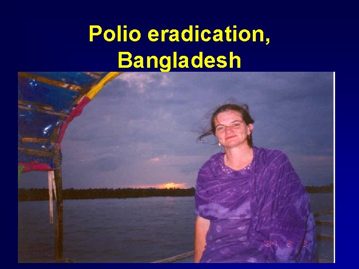 Polio eradication, Bangladesh 