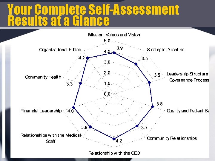 Your Complete Self-Assessment Results at a Glance 