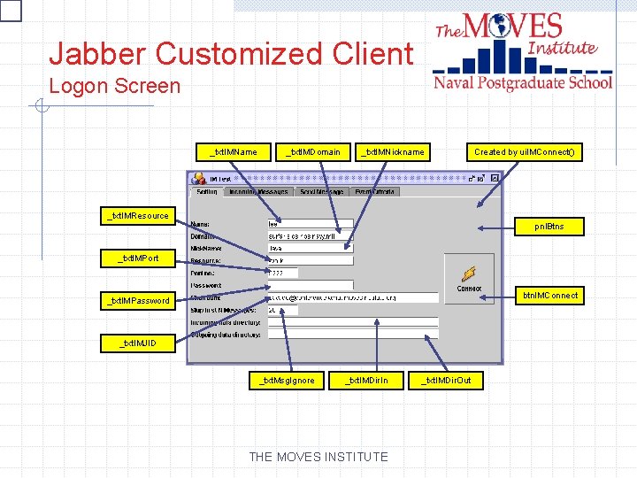 Jabber Customized Client Logon Screen _txt. IMName _txt. IMDomain _txt. IMNickname Created by ui.