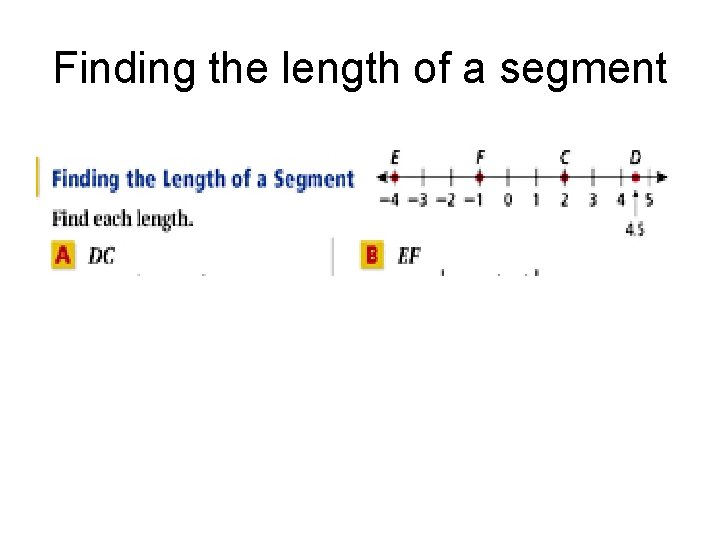 Finding the length of a segment 