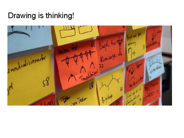 Drawing is thinking! 