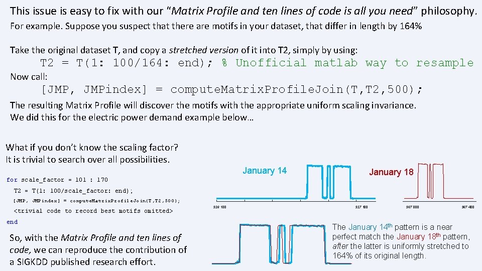 This issue is easy to fix with our “Matrix Profile and ten lines of