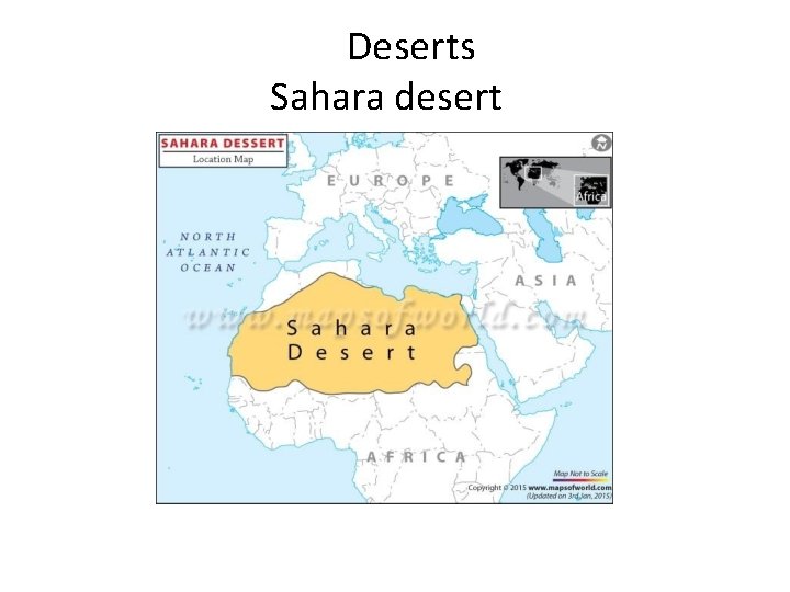 Deserts Sahara desert 