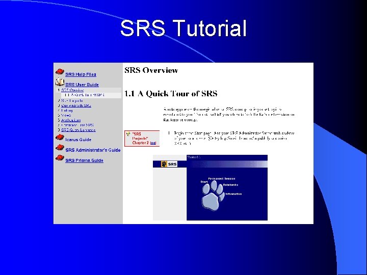 SRS Tutorial 