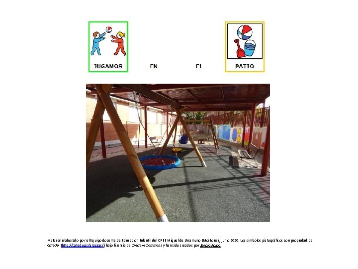 Material elaborado por el Equipo docente de Educación Infantil del CPEE Miguel de Unamuno