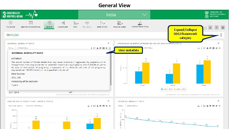 General View Expand/Collapse SDG 3 framework category View metadata 