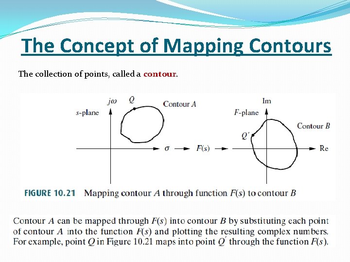 The Concept of Mapping Contours The collection of points, called a contour. The Concept of Mapping Contours The collection of points, called a contour.