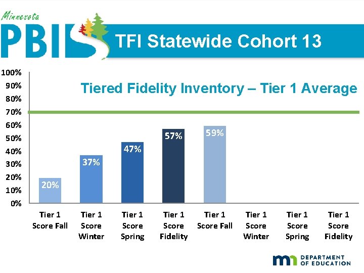 TFI Statewide Cohort 13 100% 90% 80% 70% 60% 50% 40% 30% 20% 10%