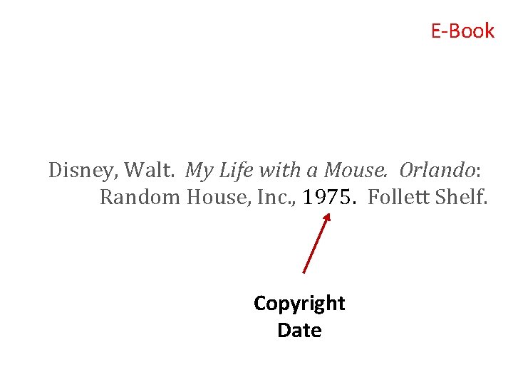 E-Book Disney, Walt. My Life with a Mouse. Orlando: Random House, Inc. , 1975.