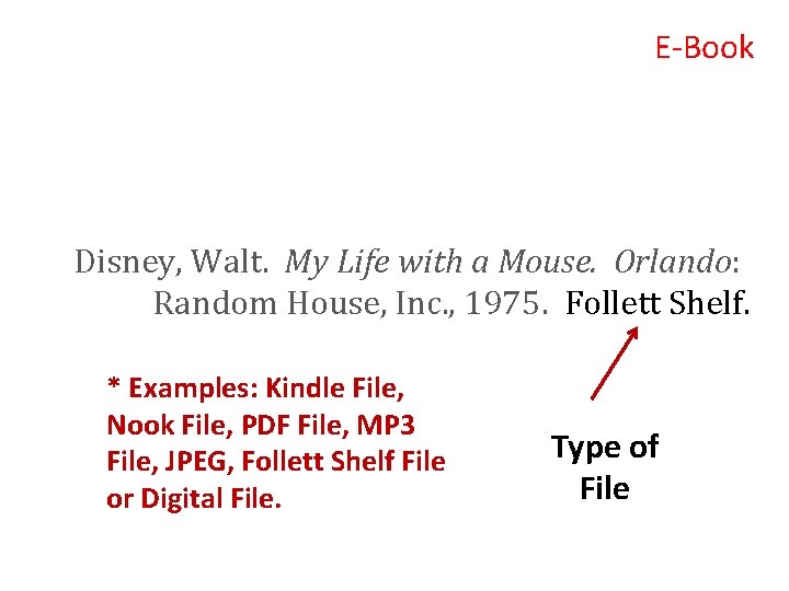 E-Book Disney, Walt. My Life with a Mouse. Orlando: Random House, Inc. , 1975.
