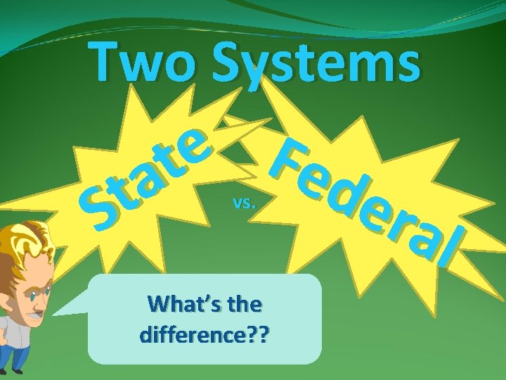 Two Systems e F t e a d t e S ral vs. What’s