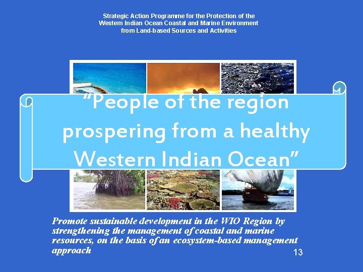 Strategic Action Programme for the Protection of the Western Indian Ocean Coastal and Marine Strategic Action Programme for the Protection of the Western Indian Ocean Coastal and Marine