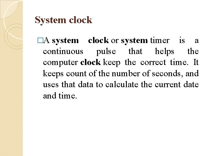 Chapter No 2 Processor Motherboard System Clock Expansion
