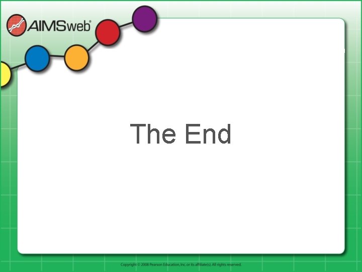 The End 