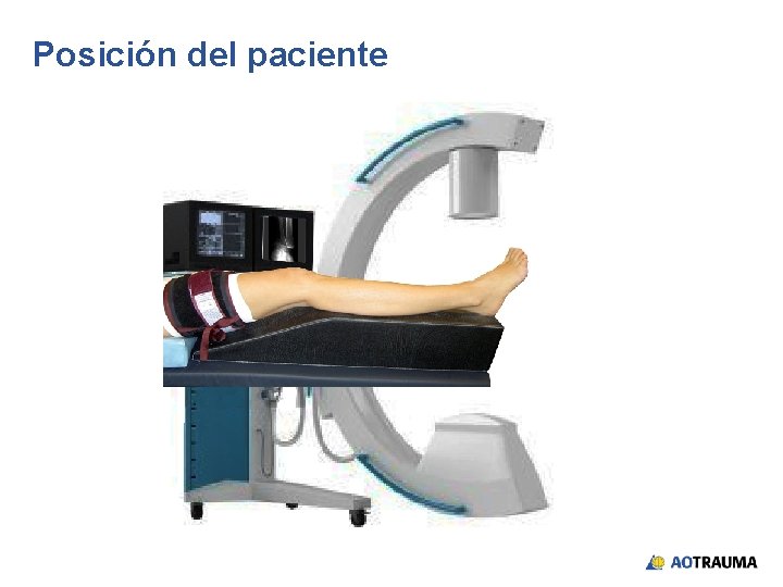 Posición del paciente 
