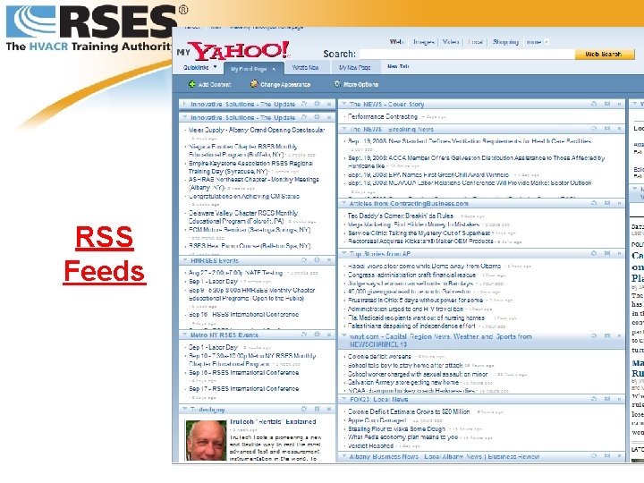 RSS Feeds © 2008 RSES International All Rights Reserved 77 