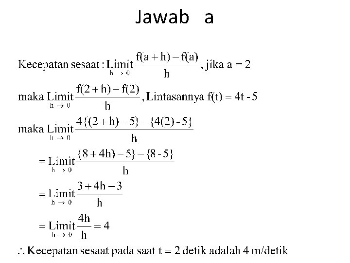 Jawab a 