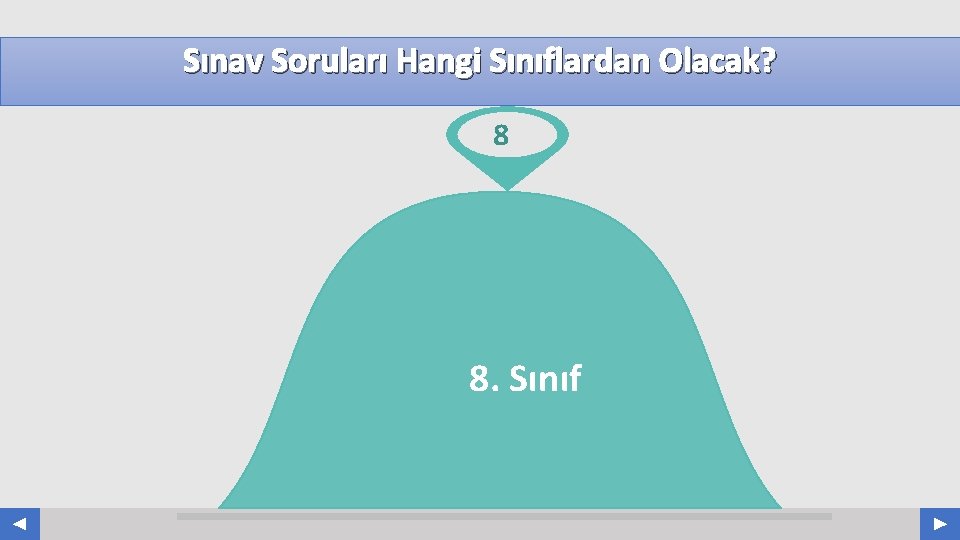 Sınav Soruları Hangi Sınıflardan Olacak? 8 8. Sınıf Your Log o COMPANY NAME ABS.