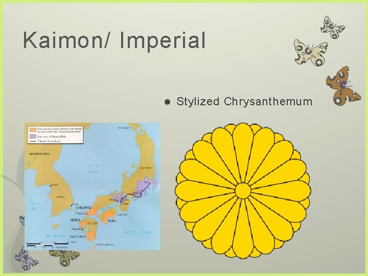 Kaimon/ Imperial Stylized Chrysanthemum 