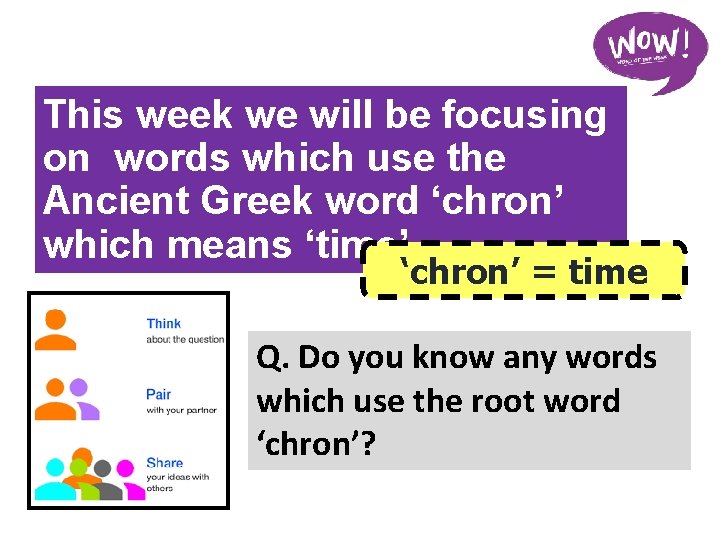 This week we will be focusing on words which use the Ancient Greek word
