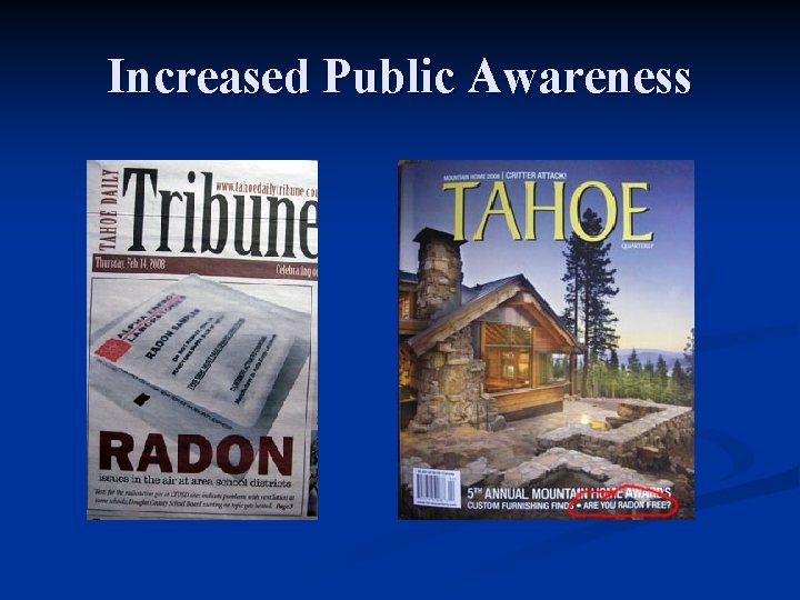 Increased Public Awareness 