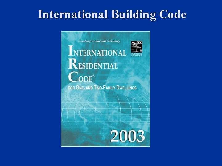 International Building Code 
