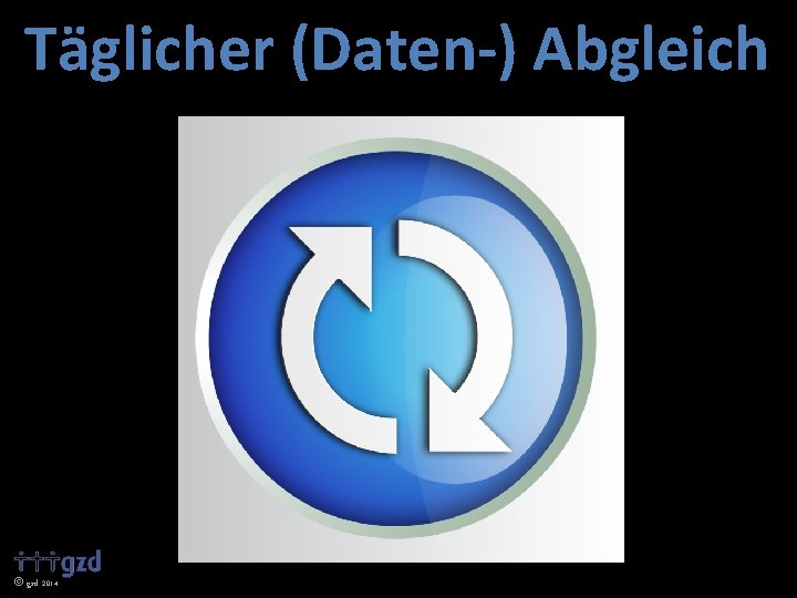 Täglicher (Daten-) Abgleich gzd 2014 