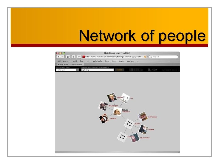 Network of people 