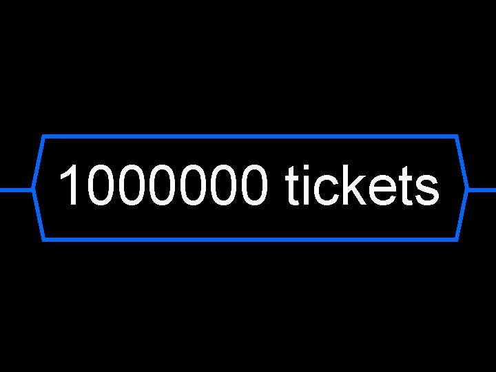 1000000 tickets 