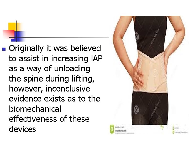 n Originally it was believed to assist in increasing l. AP as a way