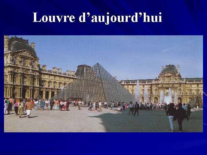 Louvre d’aujourd’hui 
