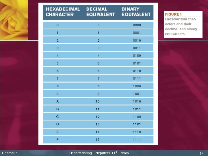 Chapter 7 Understanding Computers, 11 th Edition 14 