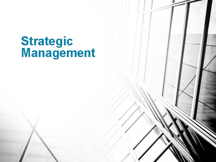 Strategic Management 