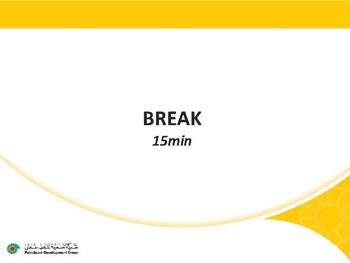 BREAK 15 min 