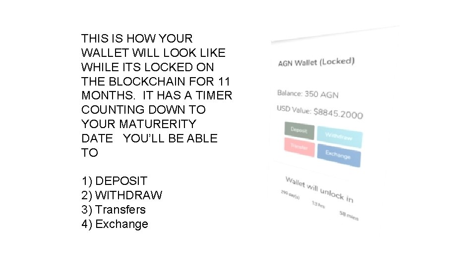 THIS IS HOW YOUR WALLET WILL LOOK LIKE WHILE ITS LOCKED ON THE BLOCKCHAIN