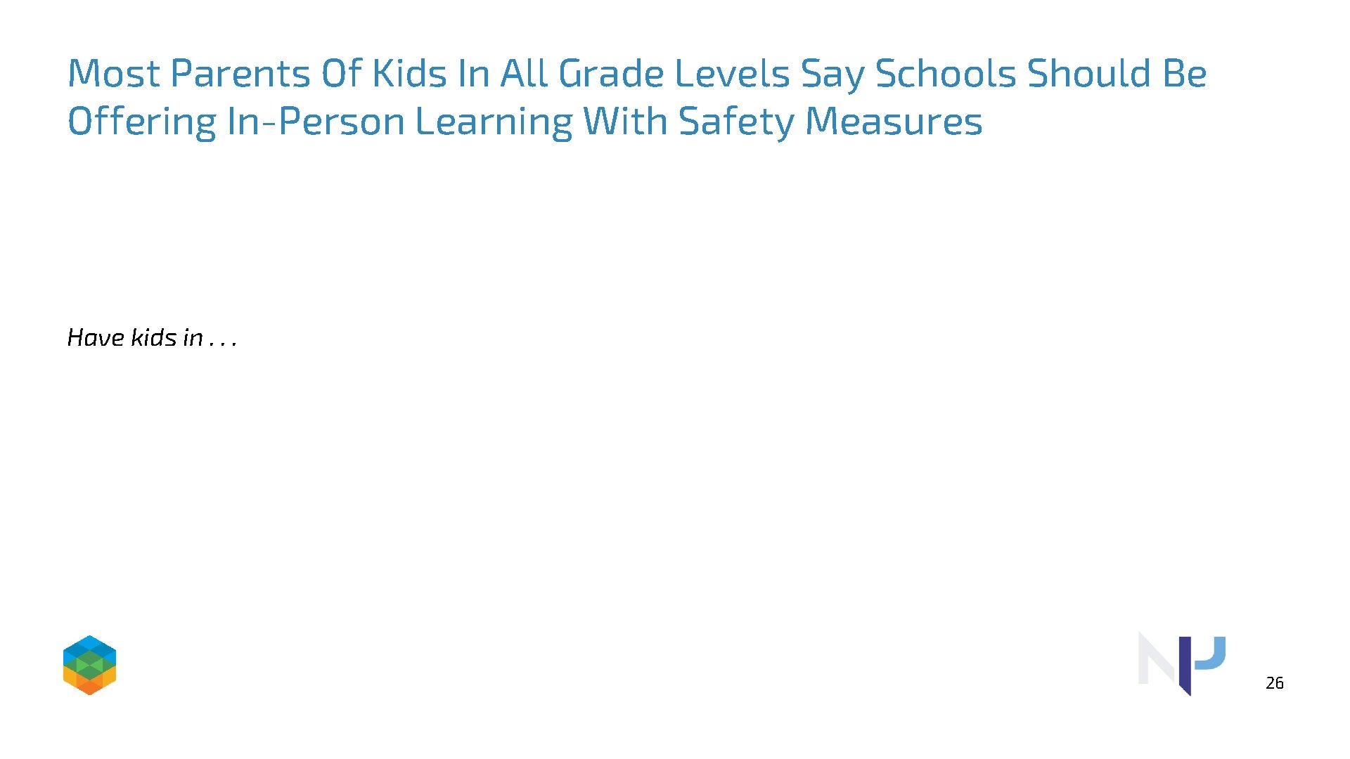 Most Parents Of Kids In All Grade Levels Say Schools Should Be Offering In-Person