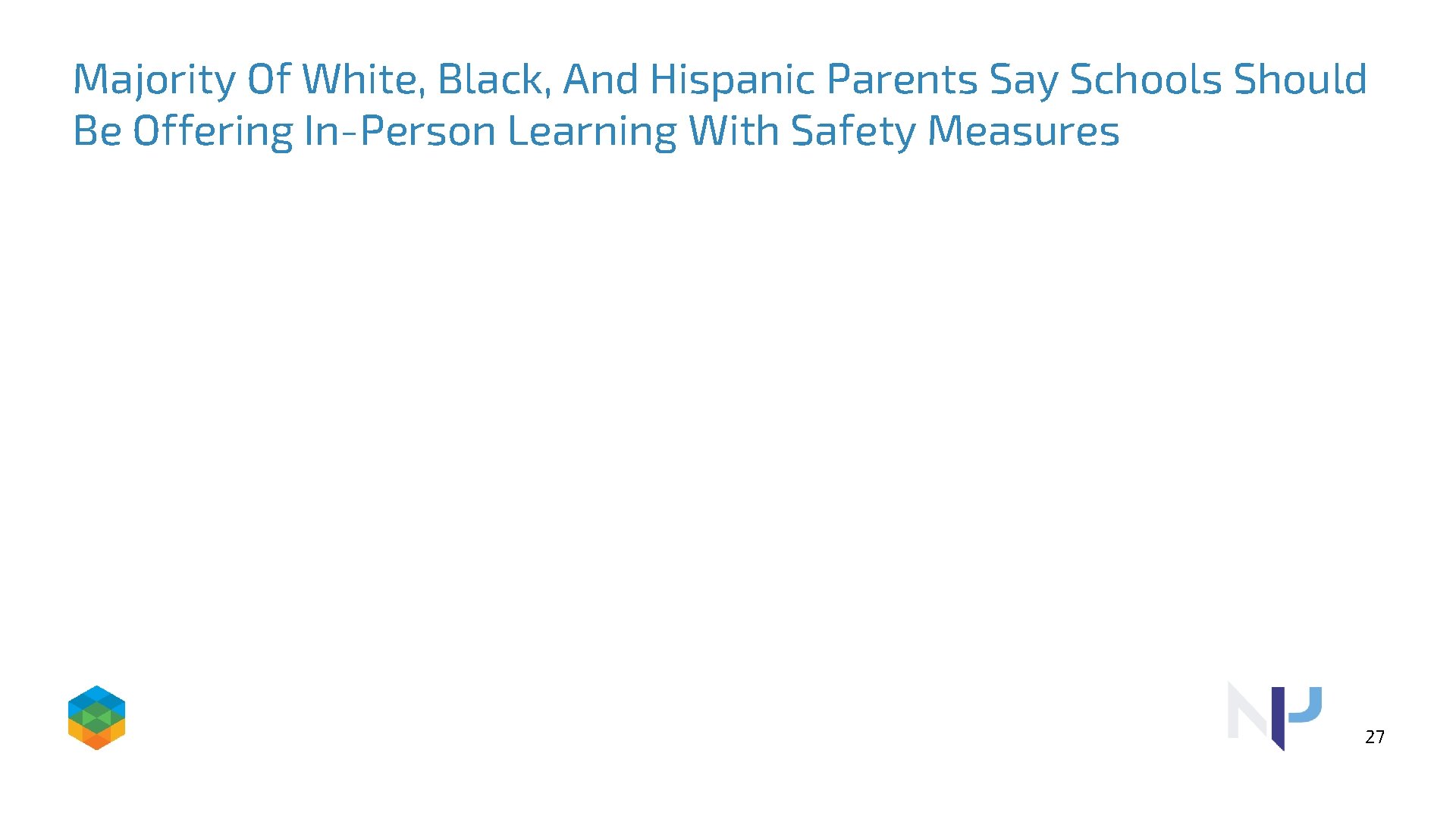 Majority Of White, Black, And Hispanic Parents Say Schools Should Be Offering In-Person Learning