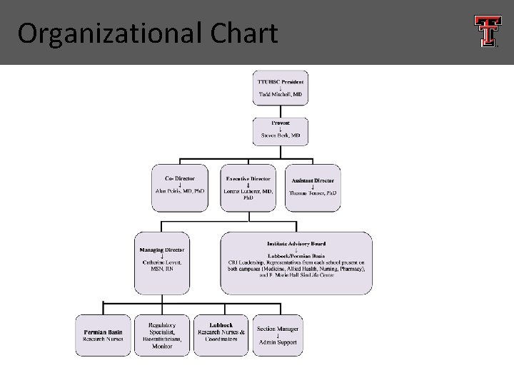 Organizational Chart 