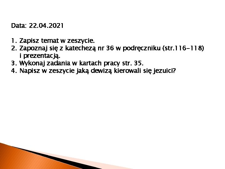 Kultura baroku odpowiedzi na reformacj Data 22 04