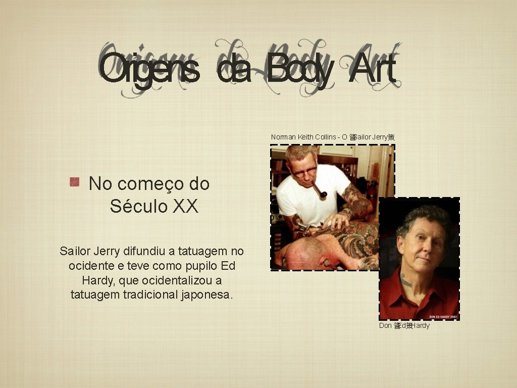 Origens da Body Art Norman Keith Collins - O 䇾Sailor Jerry䇿 No começo do