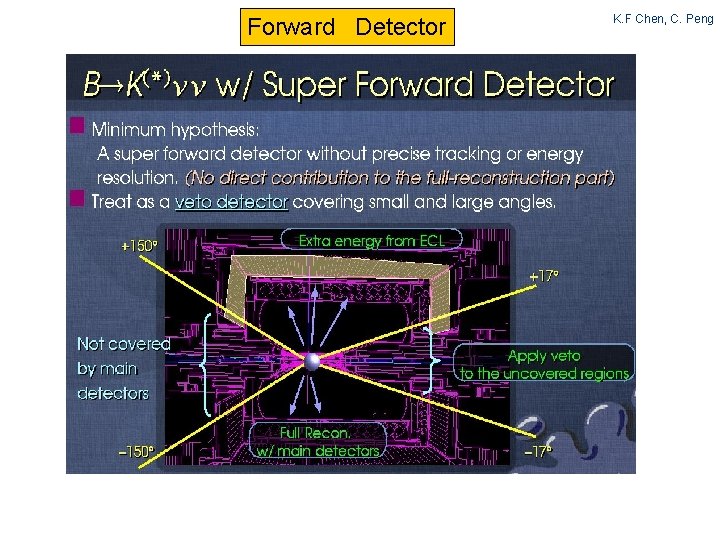Forward Detector K. F Chen, C. Peng 