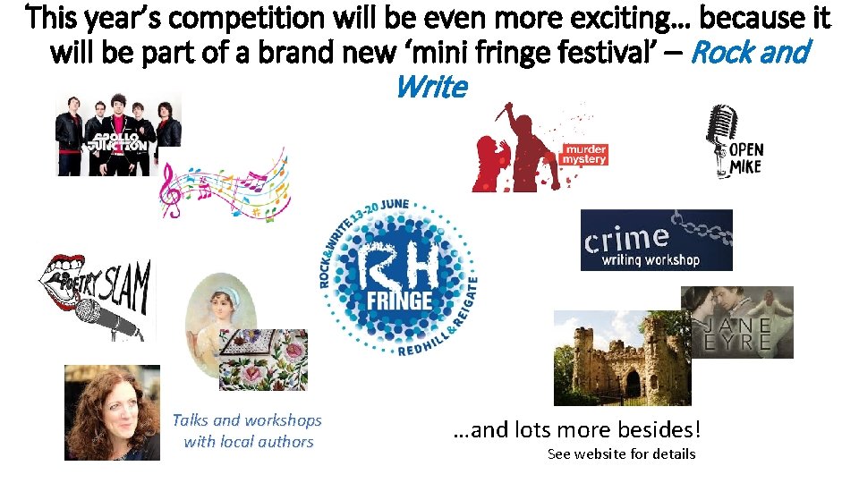 This year’s competition will be even more exciting… because it will be part of