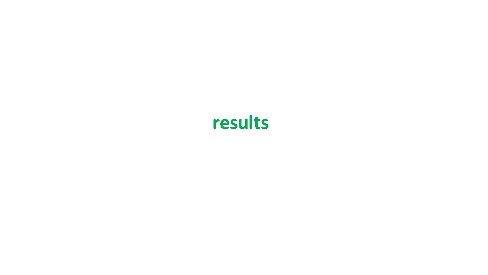 results 